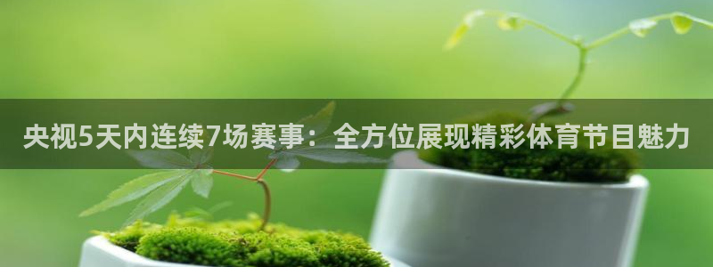 蓝鲸直播体育赛事：央视5天内连续7场赛事：全方位展现精彩体育节目魅力