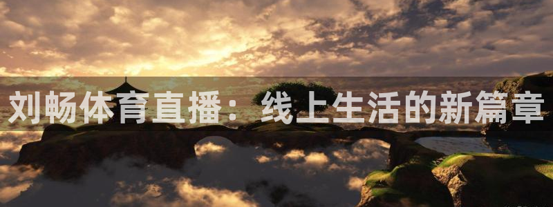 蓝鲸直播体育app：刘畅体育直播：线上生活的新篇章